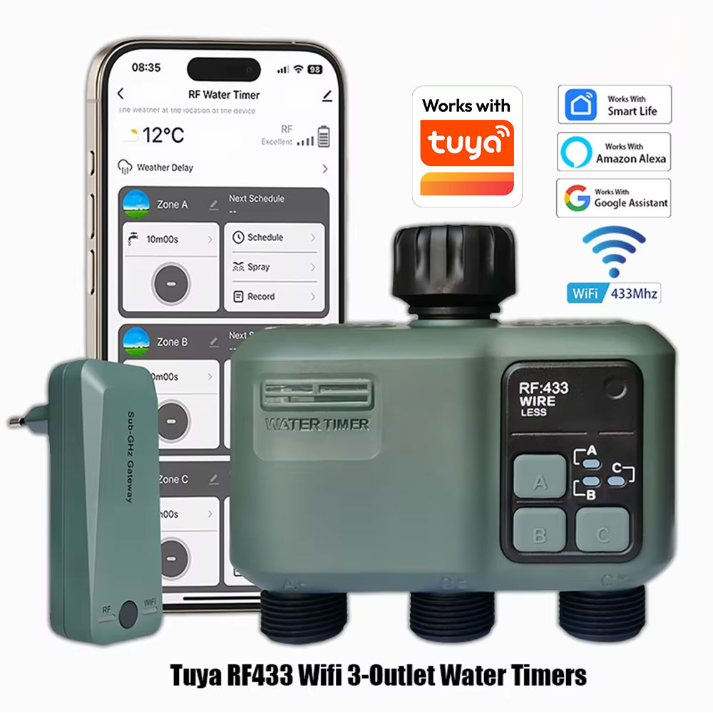 Smart Garden Watering Can - 2025 Tuya Wifi+RF433 Akıllı Bahçe Sulama