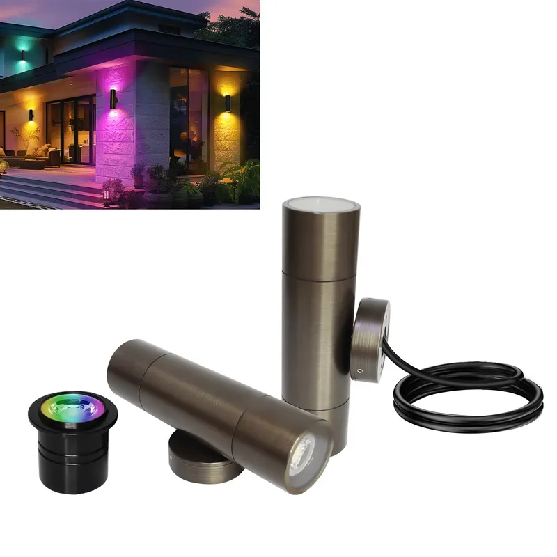 Smart Garden Usa - Dayanıklı Pirinç Dış Mekan LED Duvar