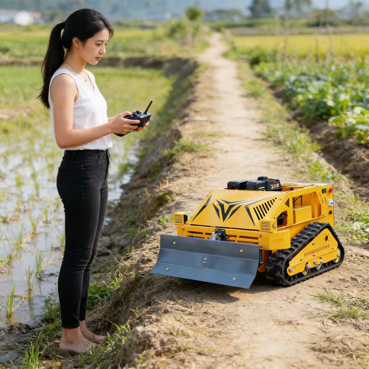 Smart Garden Weed - Özelleştirilmiş Kablosuz Akıllı Çim Biçme Makinesi