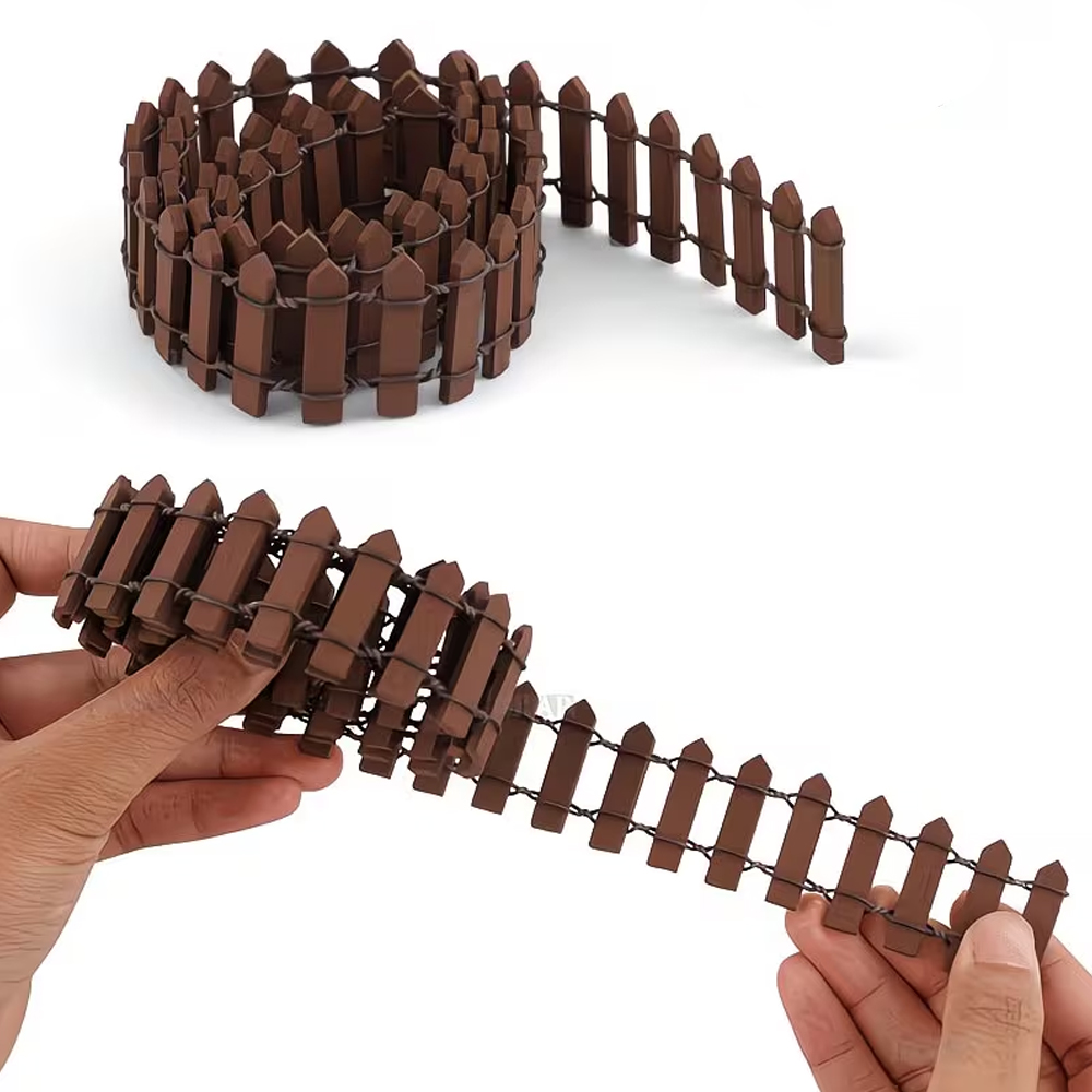 Smart Garden Edging - Mini ahşap çit seti, pürüzsüz kenarlar