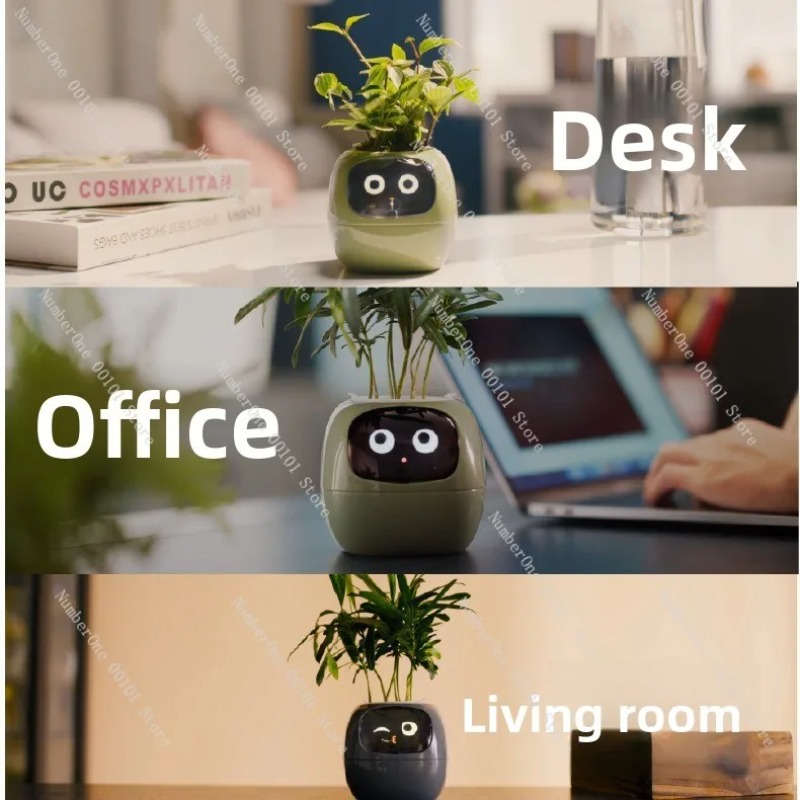 Self Watering Pot Sensor - USB Şarjlı, Kendiliğinden Sulanan Plastik Saksı,