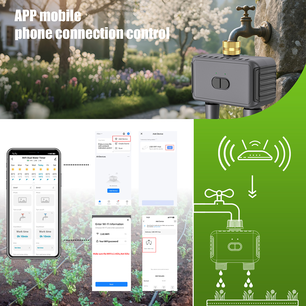 Wifi Otomatik Su Zamanlayıcısı - Smart Garden Water Timer incelemesi ve fiyatı
