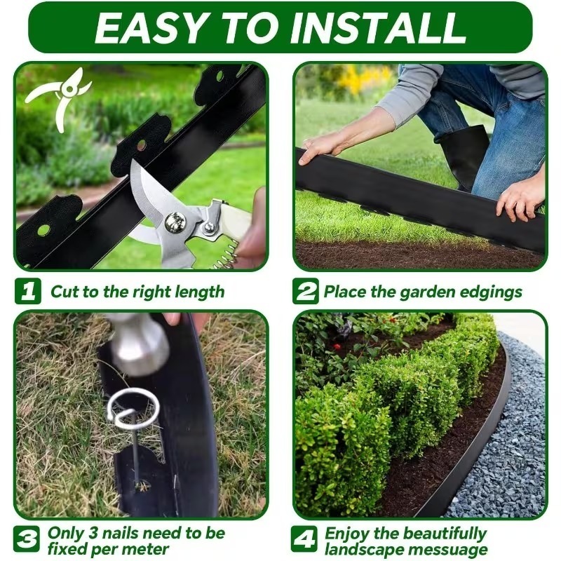 5/10cm L Şeklinde Bahçe Çim Ta - Smart Garden Edging incelemesi ve fiyatı