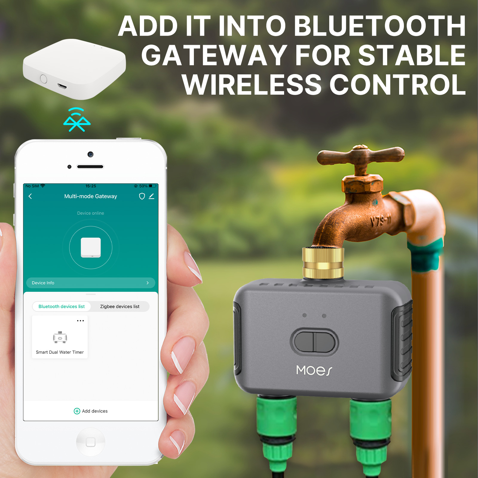 MOES Bluetooth akıllı 2 yönlü  - Smart Garden Watering Can incelemesi ve fiyatı