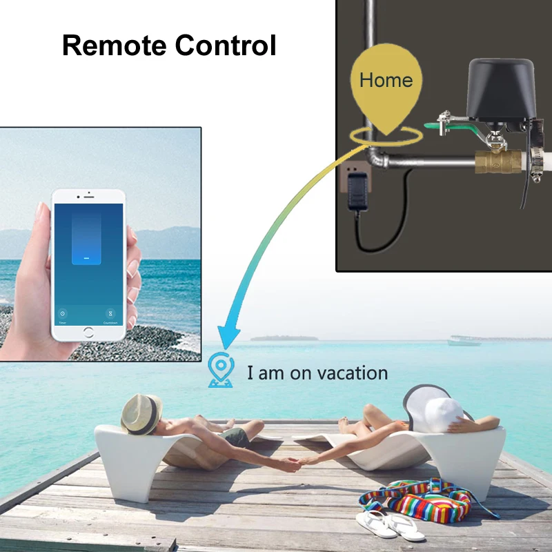 Akıllı WiFi Su Vanası Zigbee G - Smart Garden Water Timer incelemesi ve fiyatı