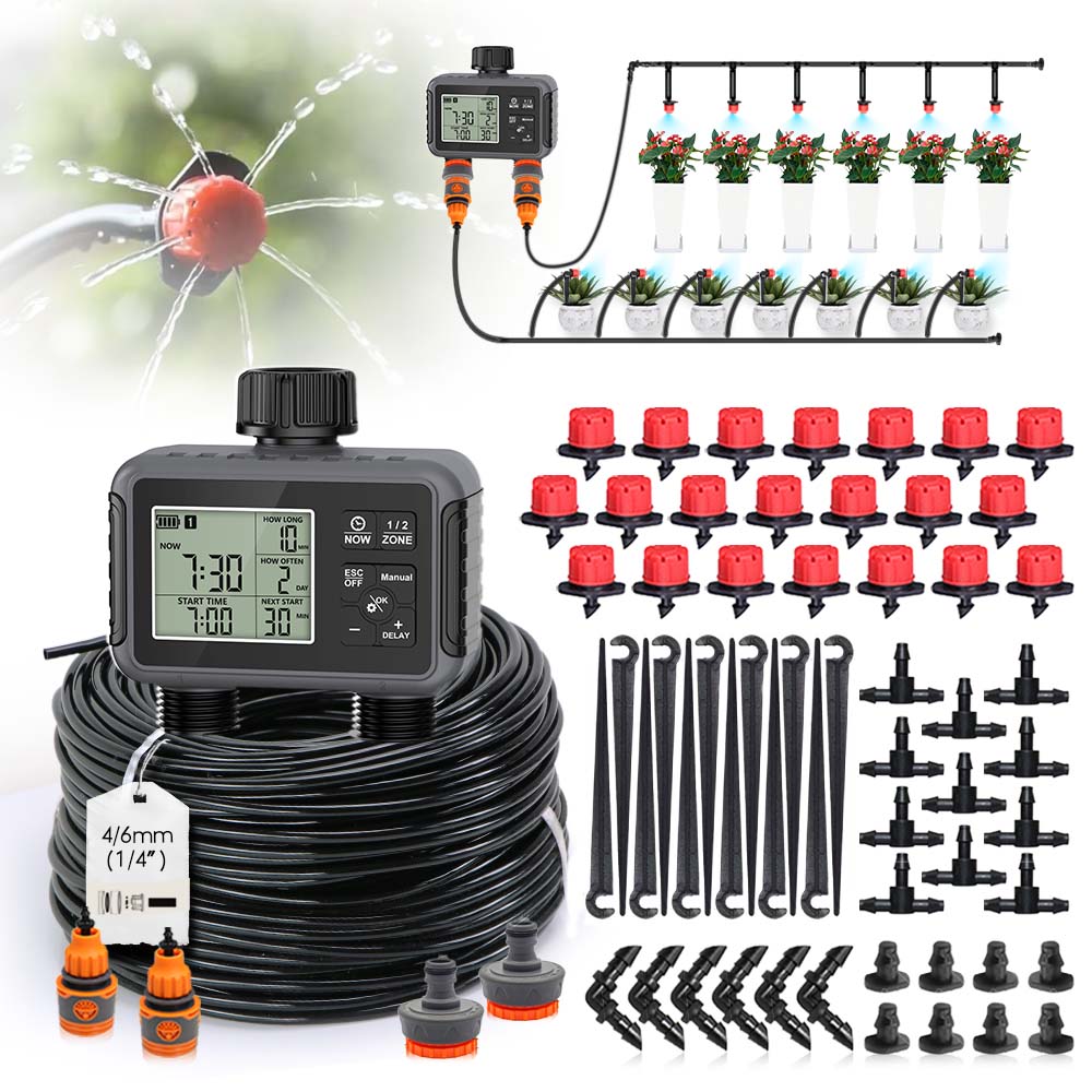 Çift Bölgeli Bağımsız Ekranlı  - Smart Garden Water Timer incelemesi ve fiyatı