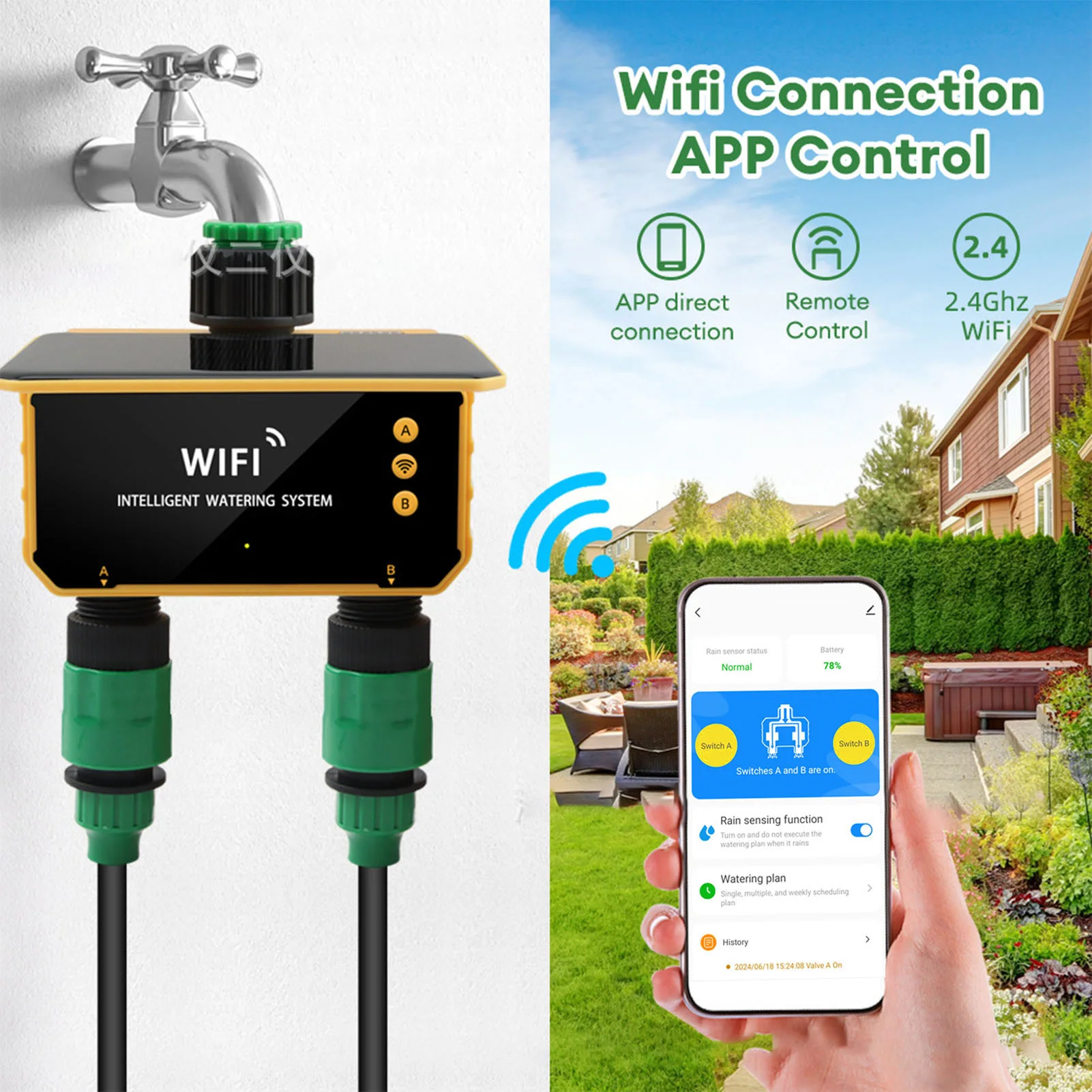 Güneş enerjili WiFi akıllı sul - Smart Garden Usa incelemesi ve fiyatı