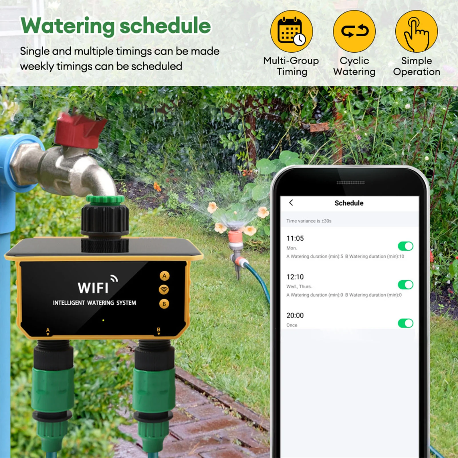 Güneş enerjili WiFi akıllı sul - Smart Garden Usa incelemesi ve fiyatı